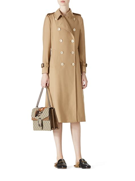 gucci mens trench coat|gucci raincoat women's.